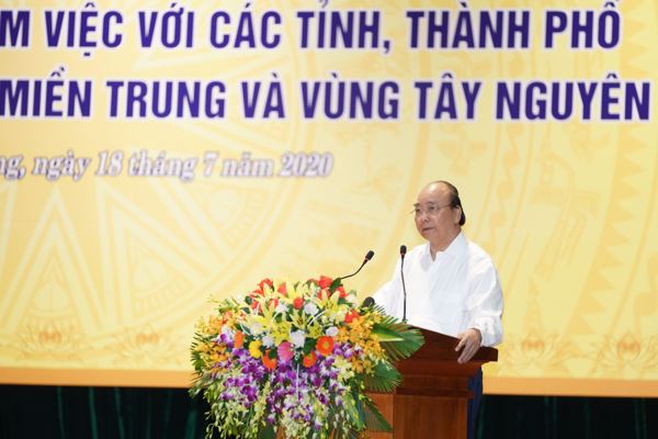 Hội nghị Thủ tướng Chính phủ làm việc với các tỉnh, thành phố Vùng kinh tế trọng điểm miền Trung và Tây Nguyên